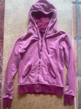 Pact Organic Zipup Purple Hoodie Jacket